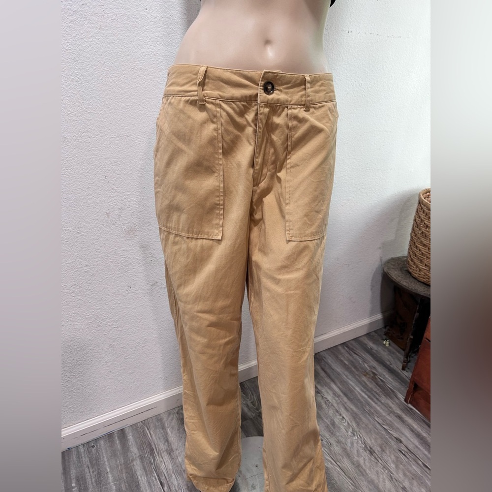 Who What Wear Beige Cotton pants size:8 - Picture 3 of 16